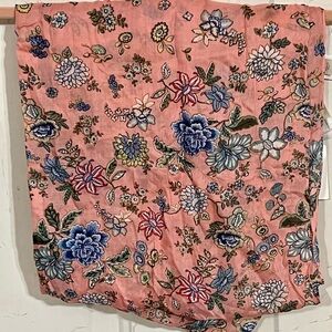 LOFT Scarf New With Tags Pink Floral